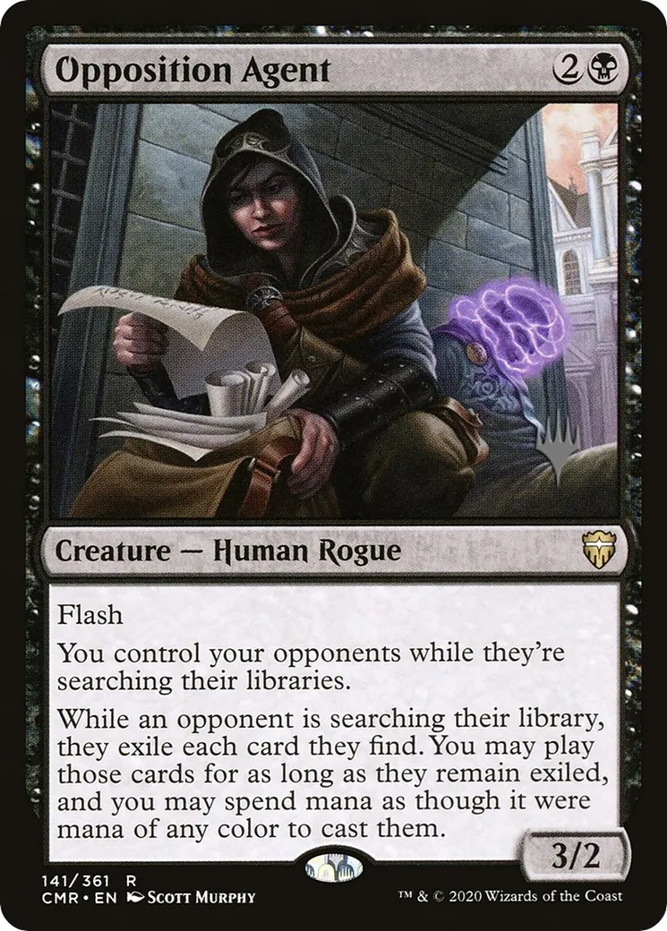 Agente de l'opposition from Commander Legends Promos - Magic: The Gathering