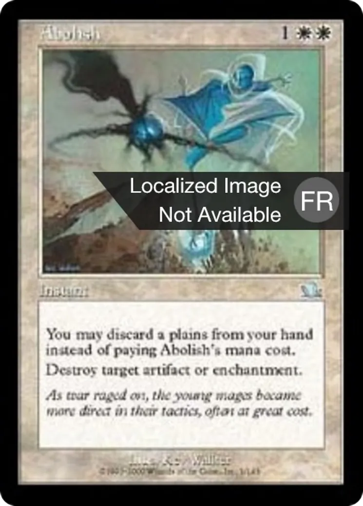Abolition from Prophecy - Magic: The Gathering