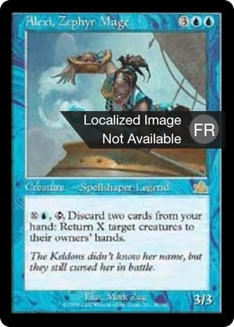 Alexie, mage du zéphir — Prophecy — Magic: The Gathering