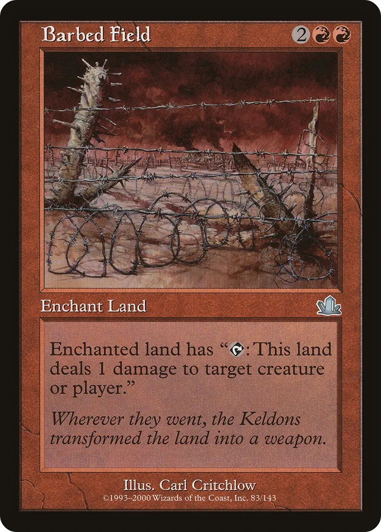 Barbed Field — Prophecy — Magic: The Gathering