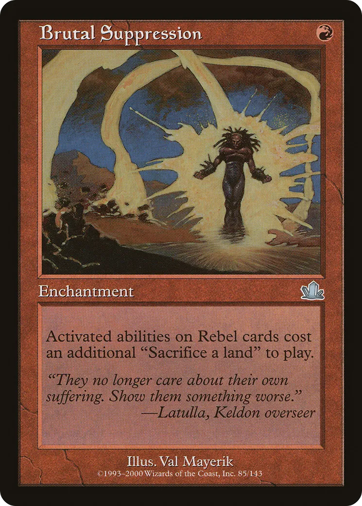 Suppression brutale — Prophecy — Magic: The Gathering