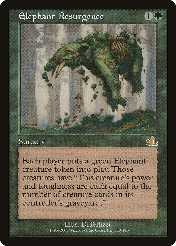 Elephant Resurgence — Prophecy — Magic: The Gathering