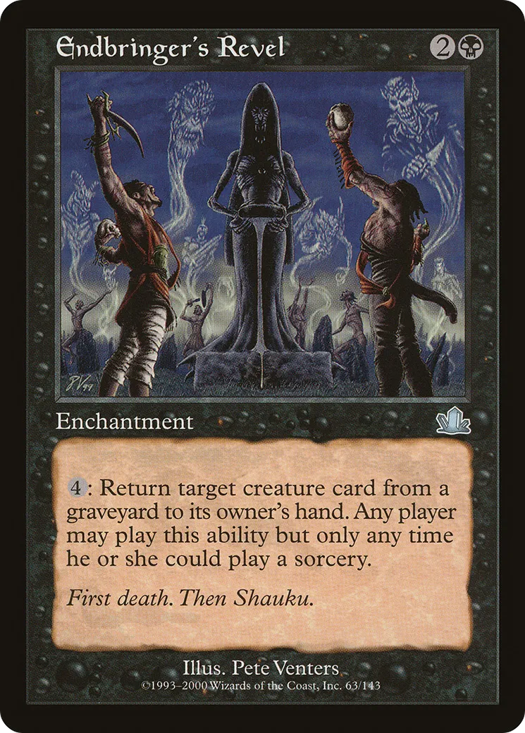 Réjouissances de la messagère du déclin — Prophecy — Magic: The Gathering