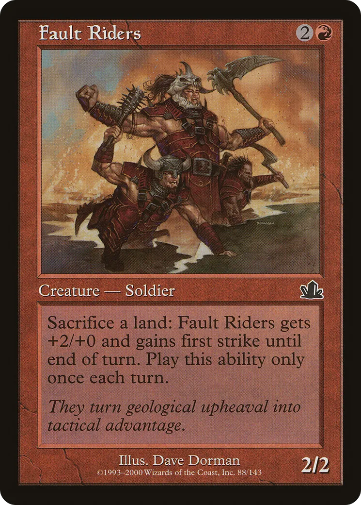 Fault Riders — Prophecy — Magic: The Gathering