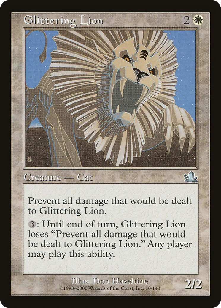 Glittering Lion — Prophecy — Magic: The Gathering