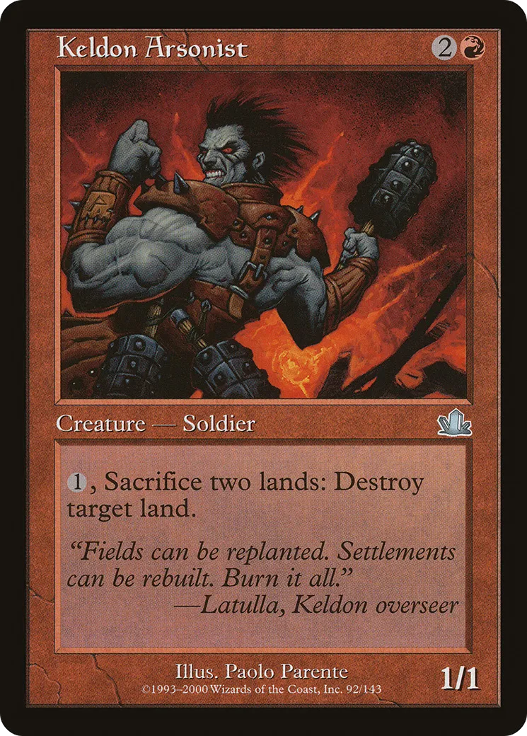 Keldon Arsonist — Prophecy — Magic: The Gathering