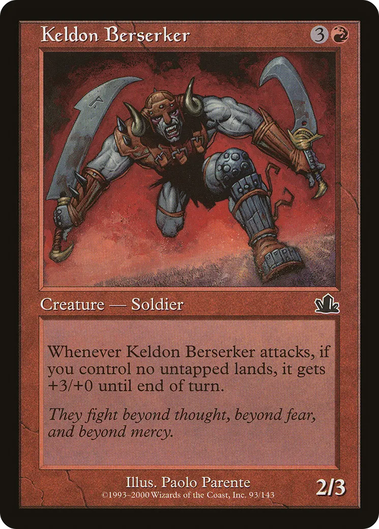 Keldon Berserker — Prophecy — Magic: The Gathering