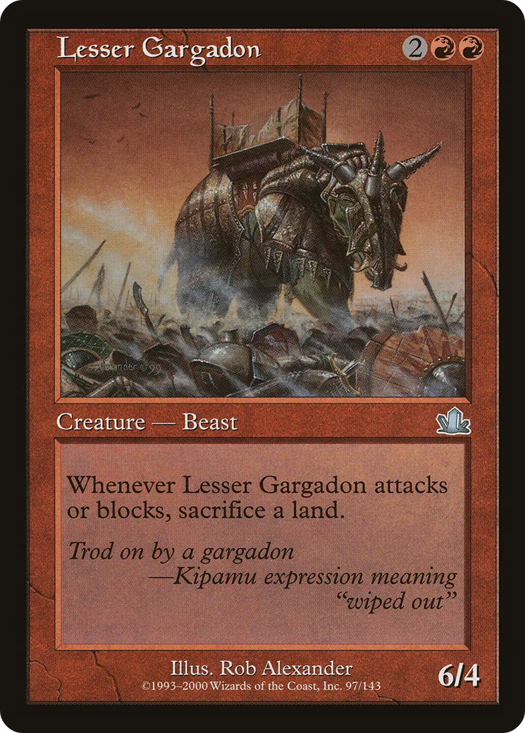 Petit gargadon — Prophecy — Magic: The Gathering