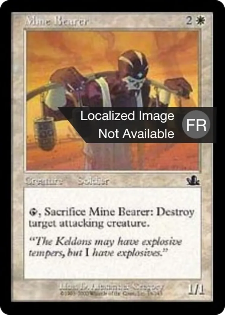 Porteur de mines — Prophecy — Magic: The Gathering