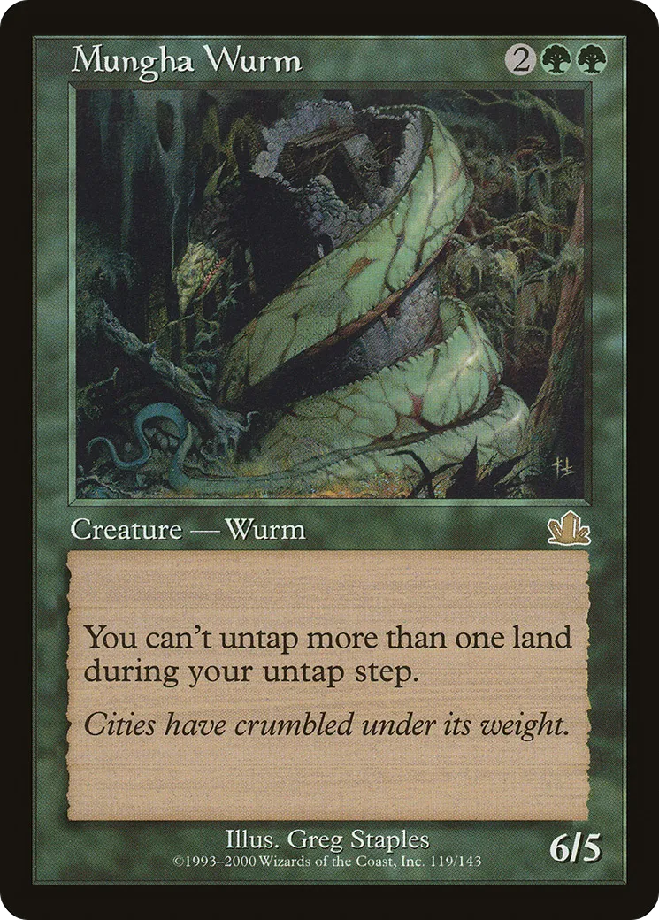 Guivre mungha — Prophecy — Magic: The Gathering