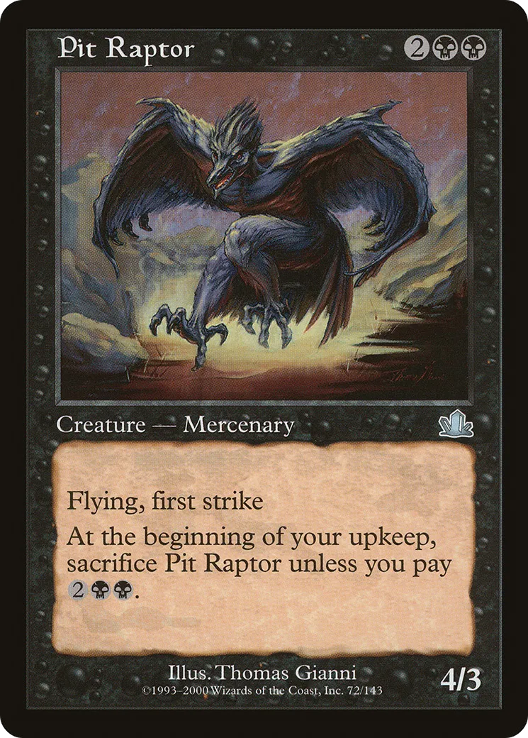 Pit Raptor from Prophecy - Magic: The Gathering