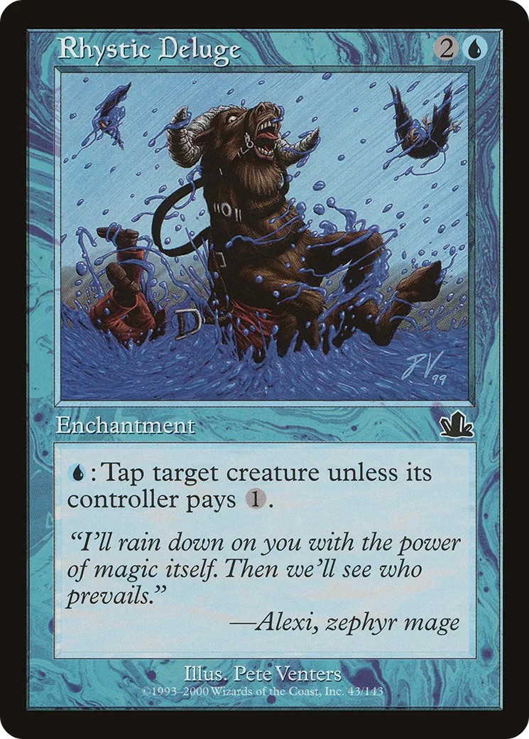 Déluge rhystique — Prophecy — Magic: The Gathering