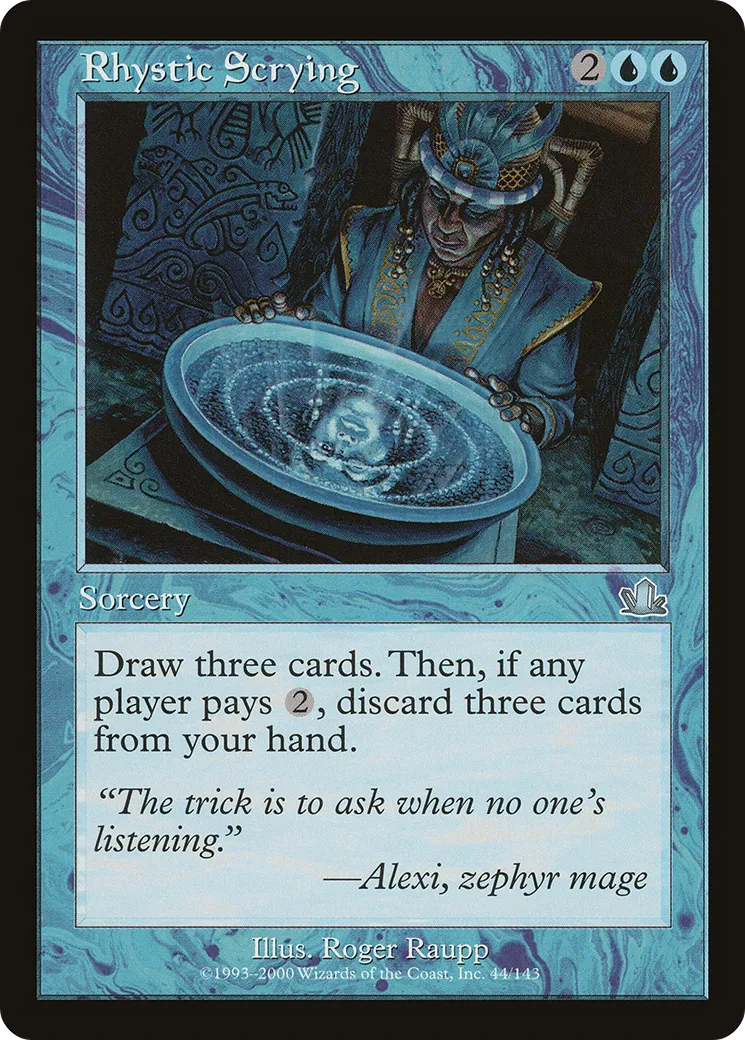 Regard rhystique — Prophecy — Magic: The Gathering