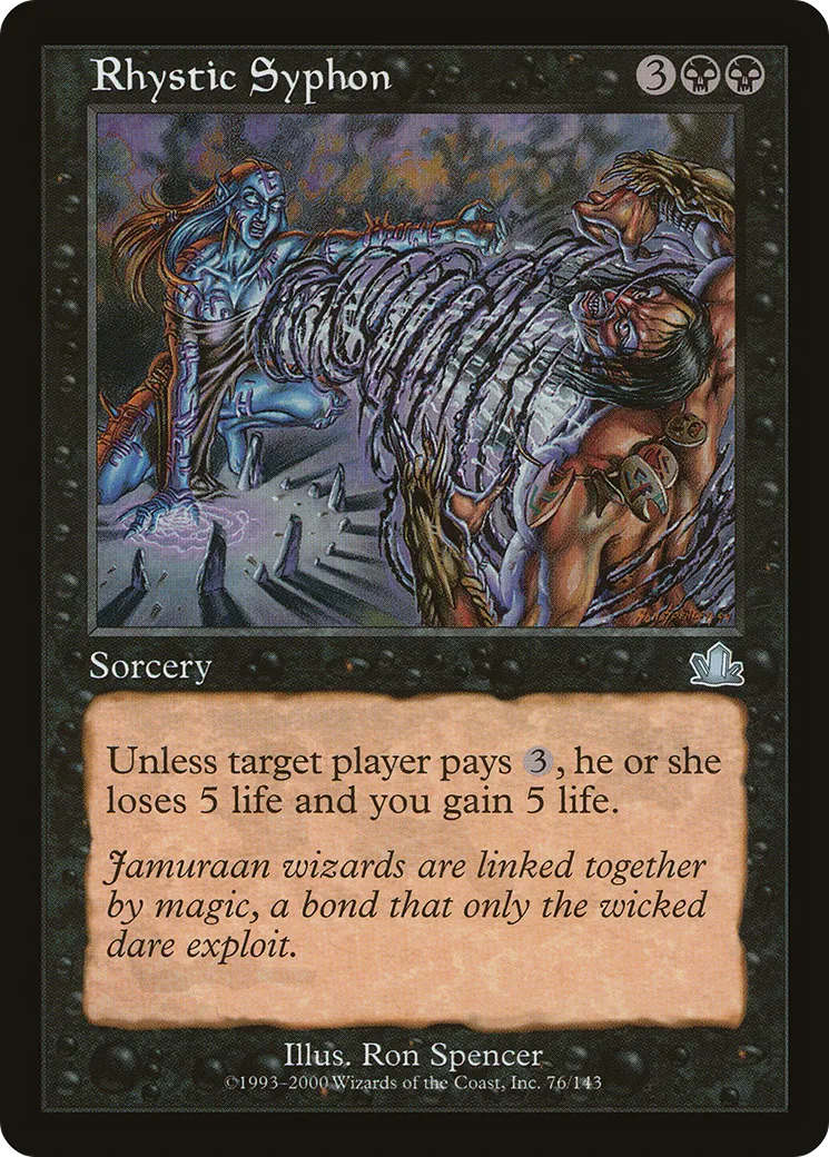 Rhystic Syphon — Prophecy — Magic: The Gathering