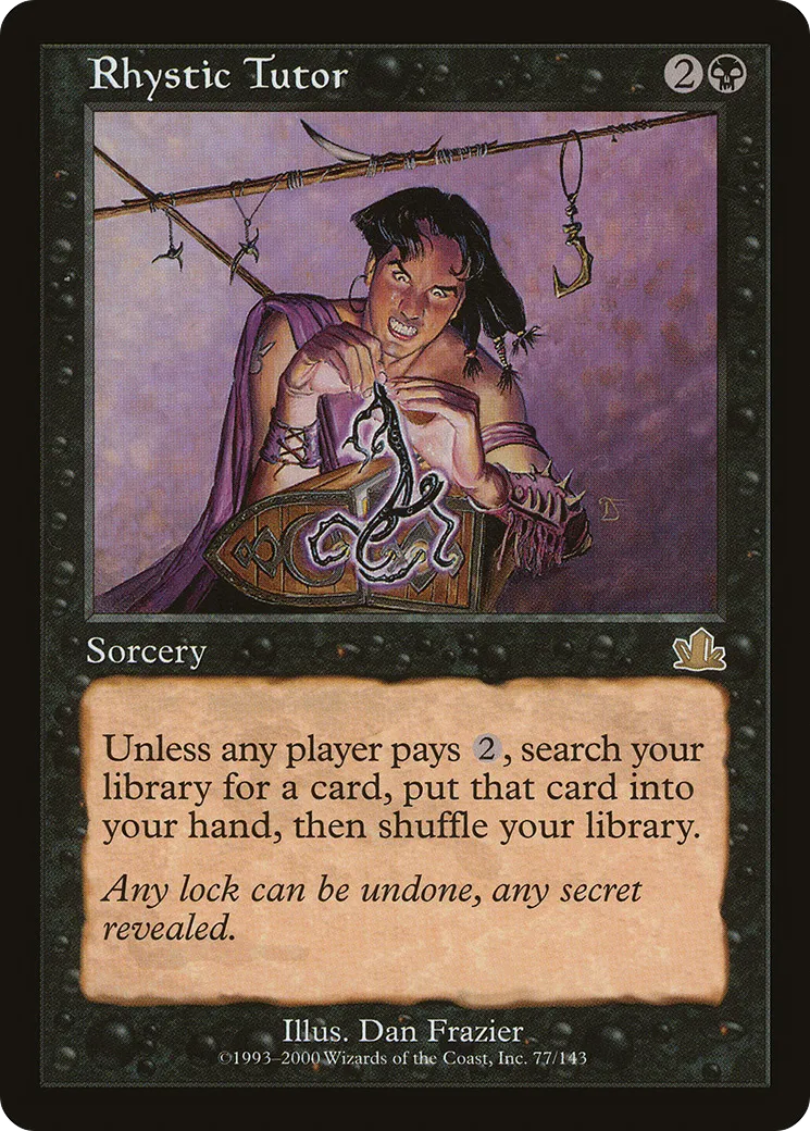 Rhystic Tutor — Prophecy — Magic: The Gathering