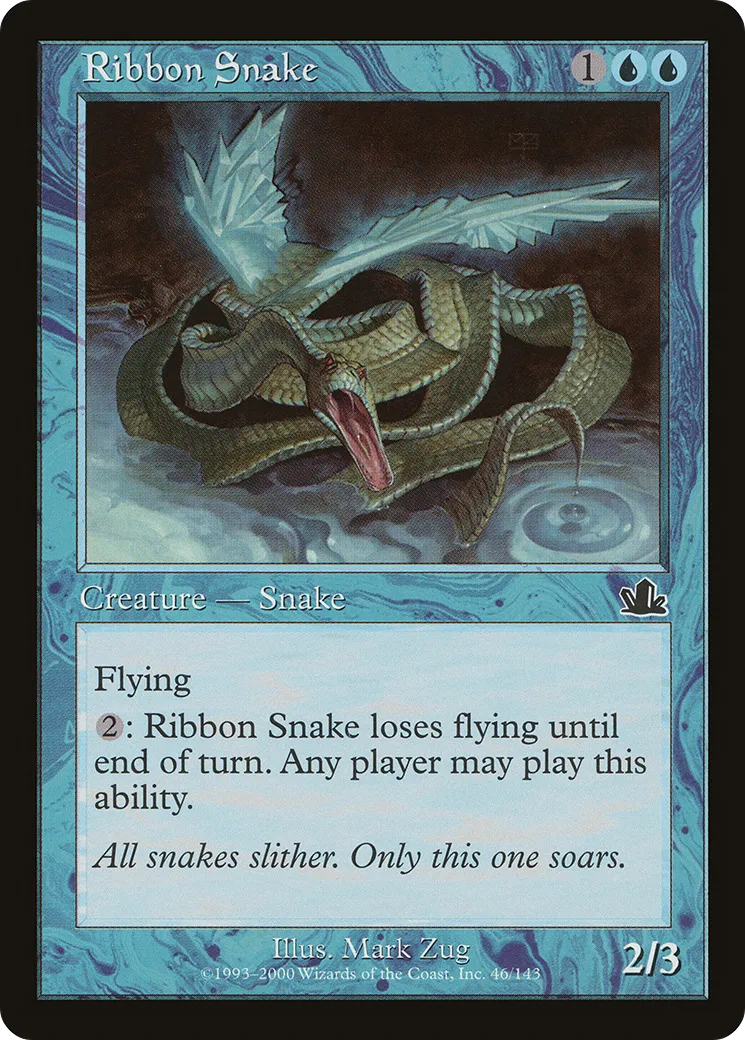 Ribbon Snake — Prophecy — Magic: The Gathering