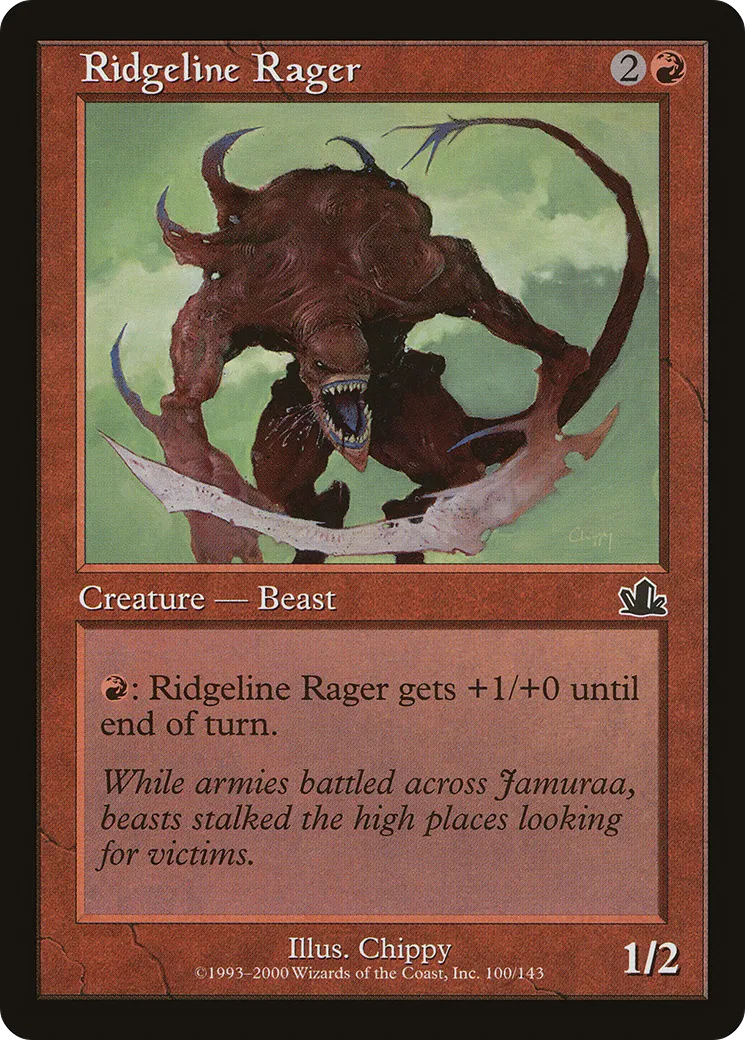 Ridgeline Rager — Prophecy — Magic: The Gathering
