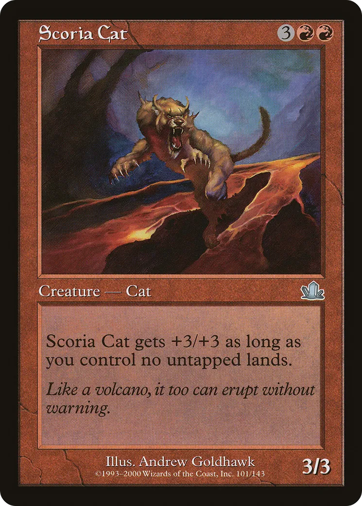 Scoria Cat — Prophecy — Magic: The Gathering