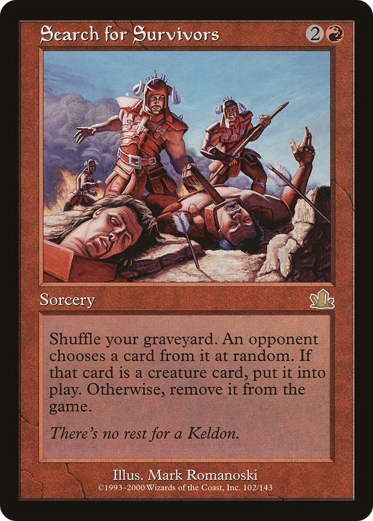 Search for Survivors — Prophecy — Magic: The Gathering
