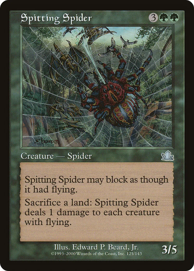 Araignée cracheuse — Prophecy — Magic: The Gathering