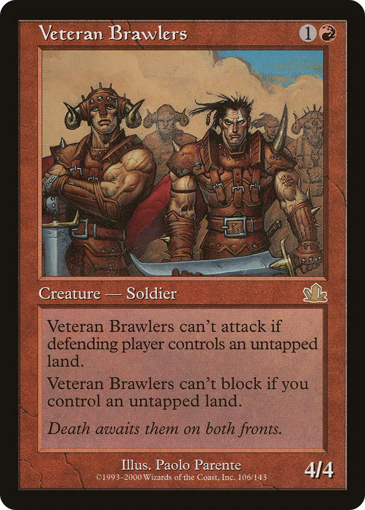 Bagarreur vétérans — Prophecy — Magic: The Gathering
