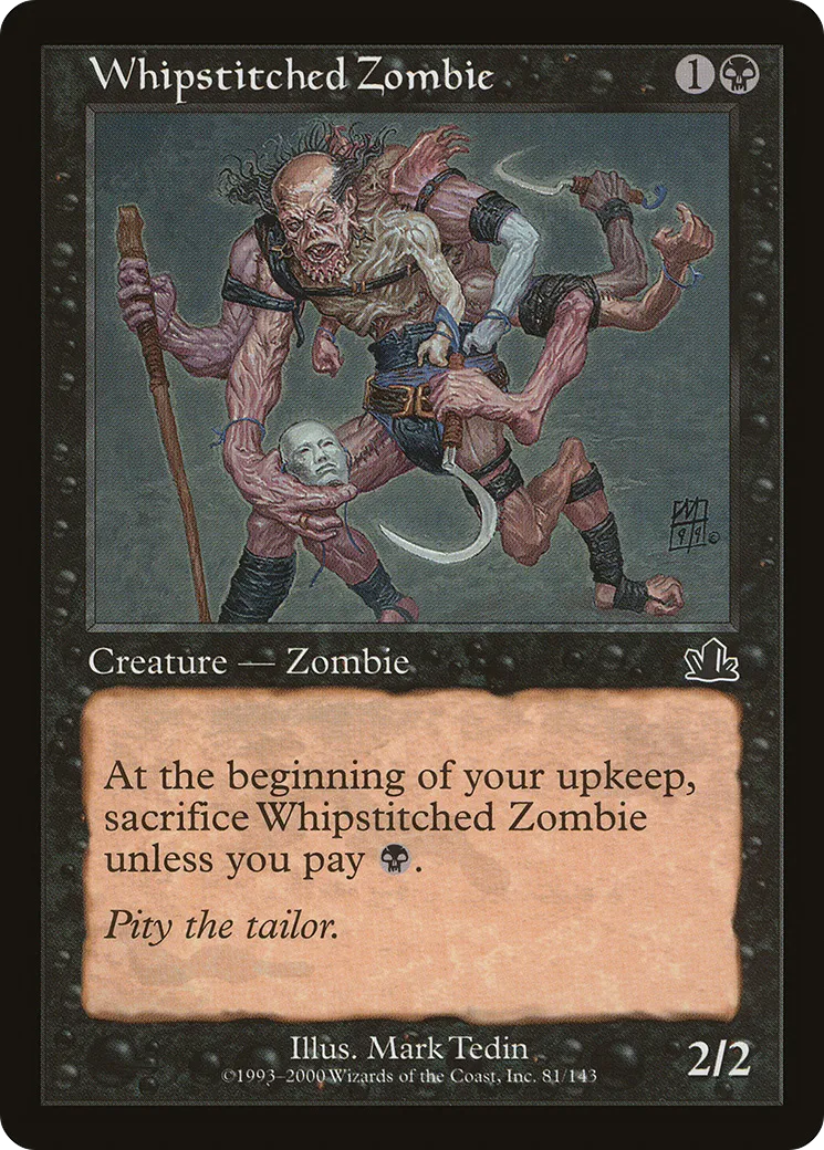 Whipstitched Zombie — Prophecy — Magic: The Gathering