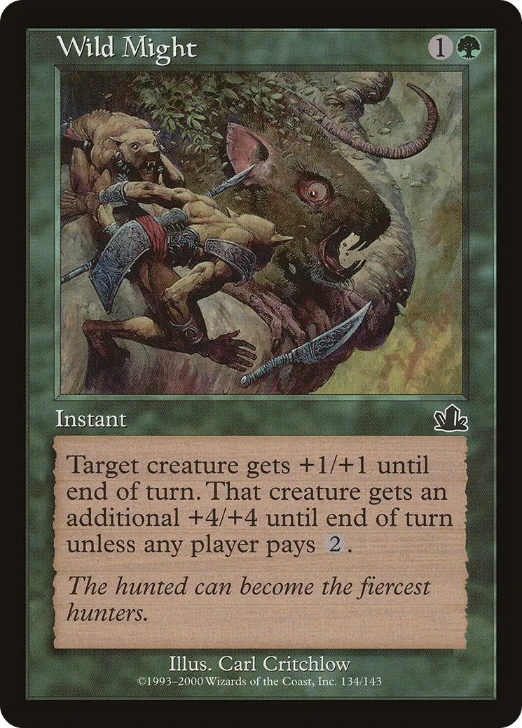 Wild Might — Prophecy — Magic: The Gathering