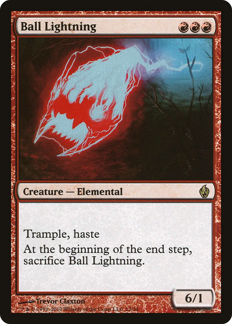 Ball Lightning — Premium Deck Series: Fire and Lightning — Magic: The Gathering