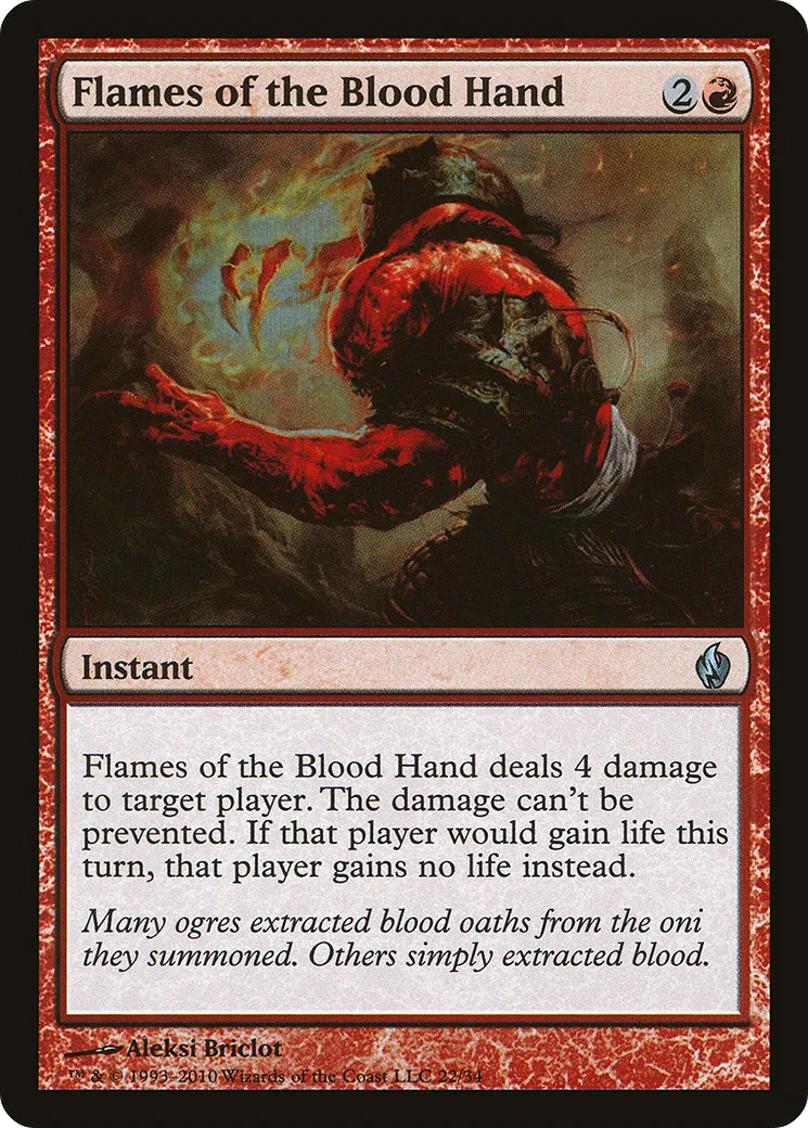 Flames of the Blood Hand — Premium Deck Series: Fire and Lightning — Magic: The Gathering