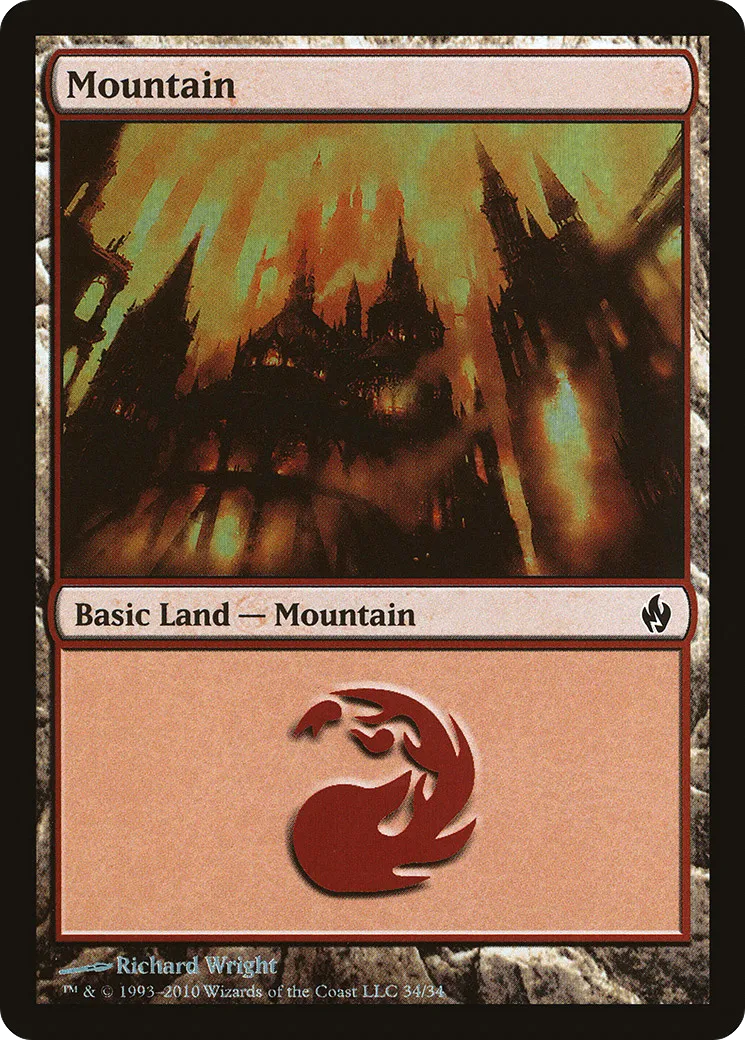 Montagne — Premium Deck Series: Fire and Lightning — Magic: The Gathering