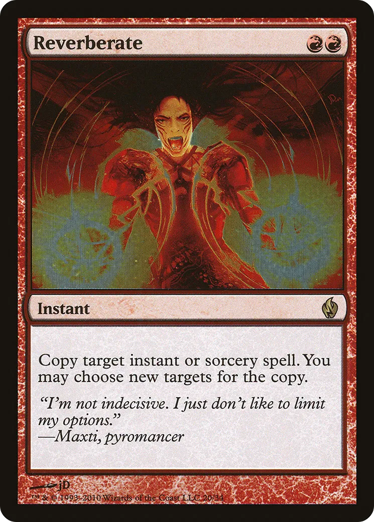 Reverberate — Premium Deck Series: Fire and Lightning — Magic: The Gathering