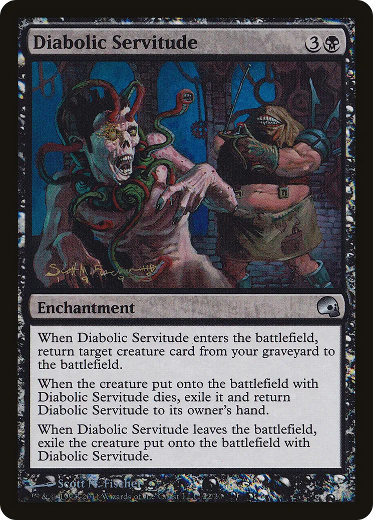 Diabolic Servitude — Premium Deck Series: Graveborn — Magic: The Gathering