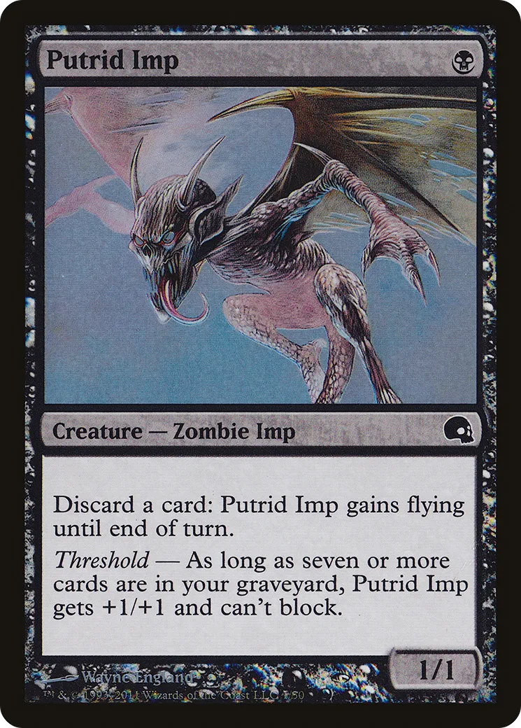 Putrid Imp — Premium Deck Series: Graveborn — Magic: The Gathering
