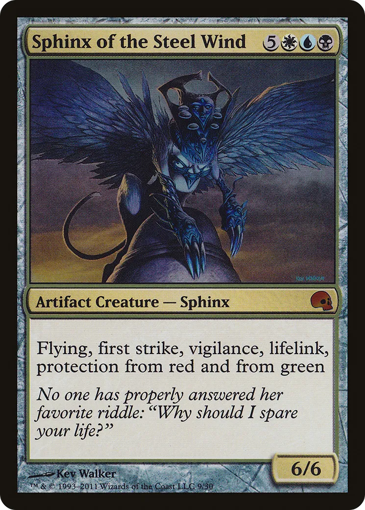 Sphinge du Vent d'acier — Premium Deck Series: Graveborn — Magic: The Gathering