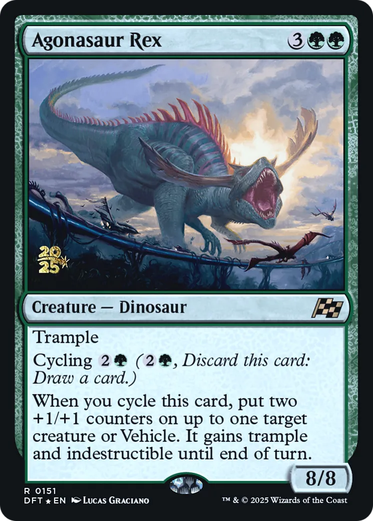 Agonasaur Rex — Aetherdrift Promos — Magic: The Gathering