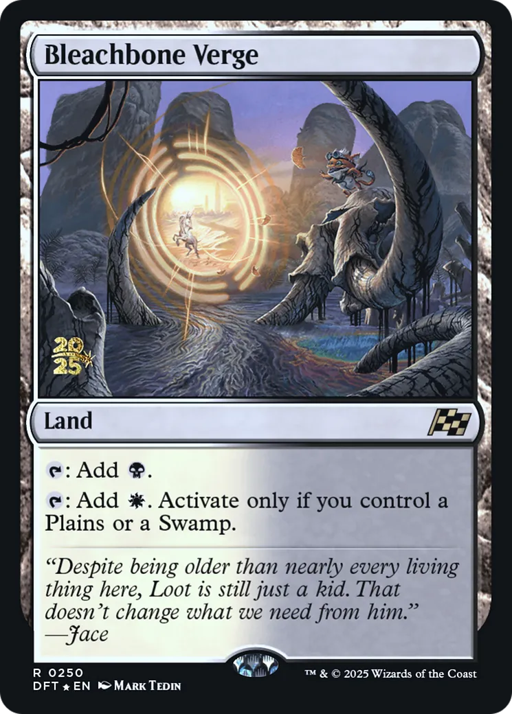 Bleachbone Verge — Aetherdrift Promos — Magic: The Gathering
