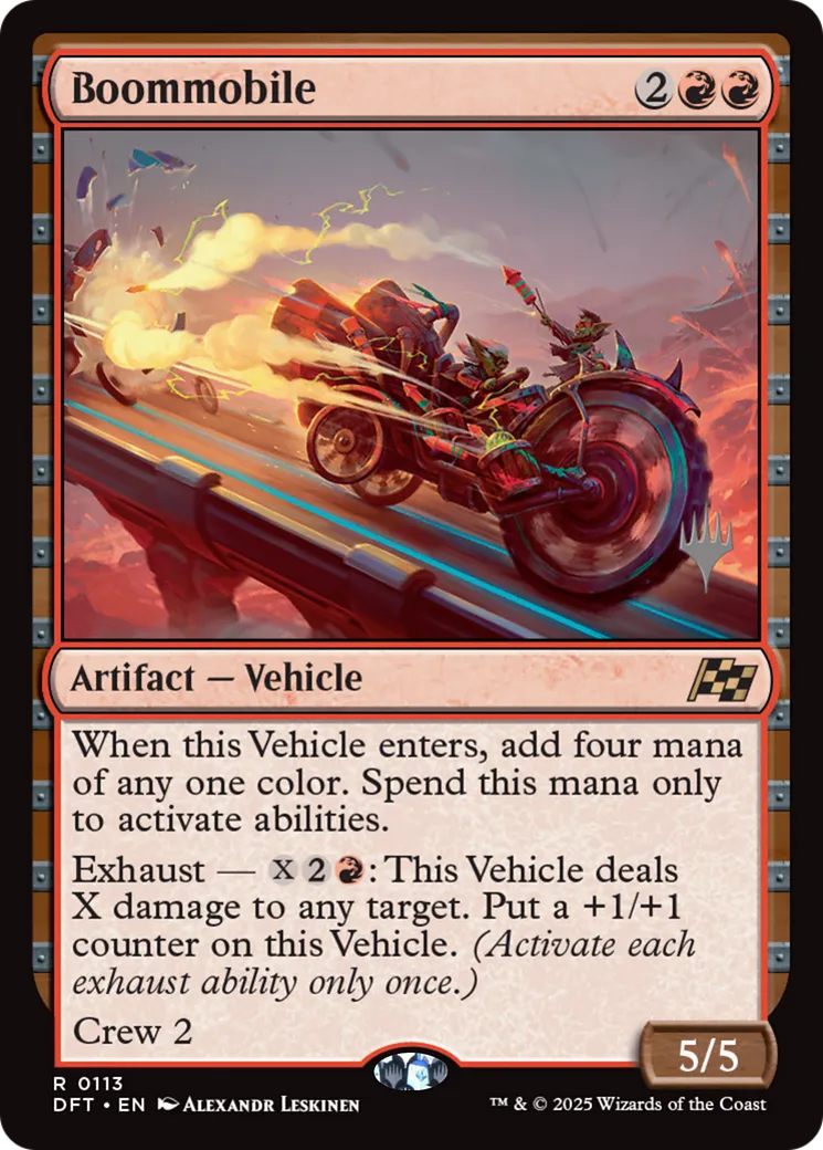 Boommobile — Aetherdrift Promos — Magic: The Gathering
