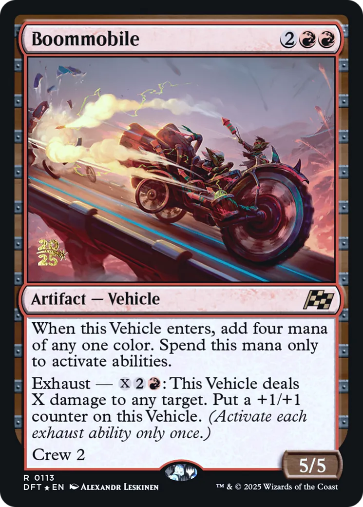 Boommobile — Aetherdrift Promos — Magic: The Gathering