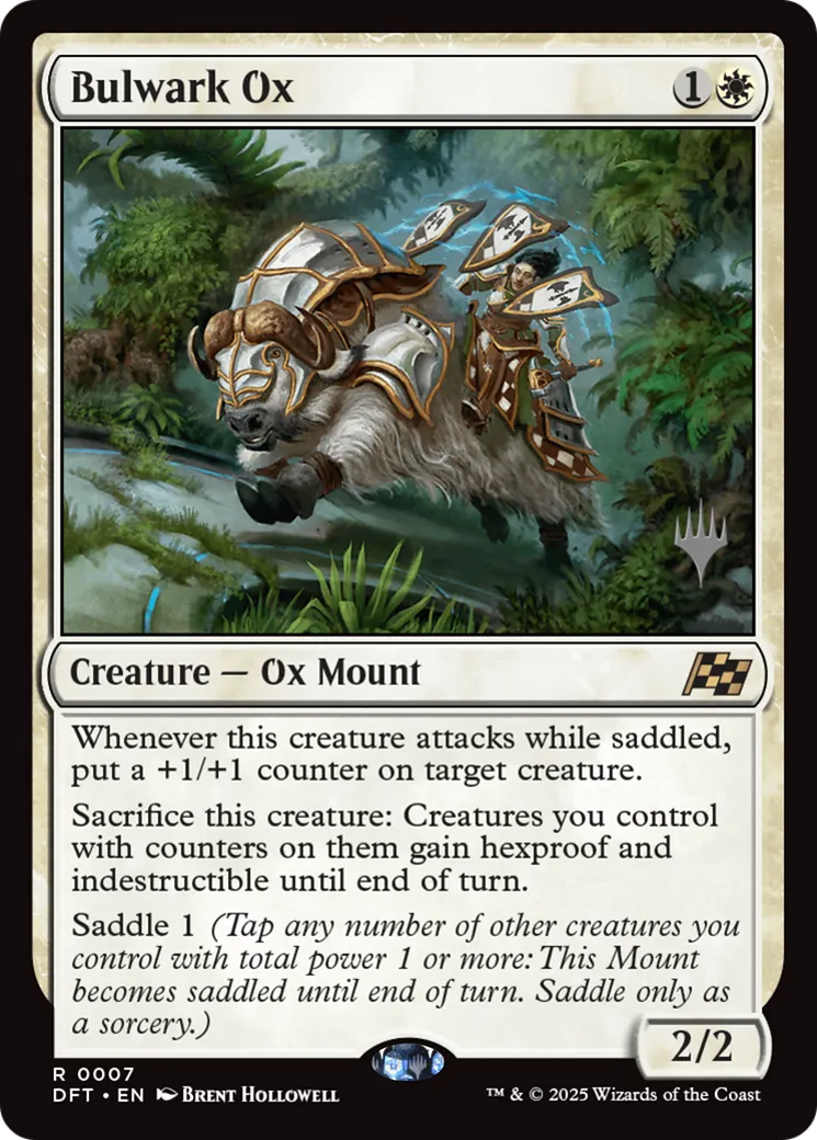 Bulwark Ox — Aetherdrift Promos — Magic: The Gathering