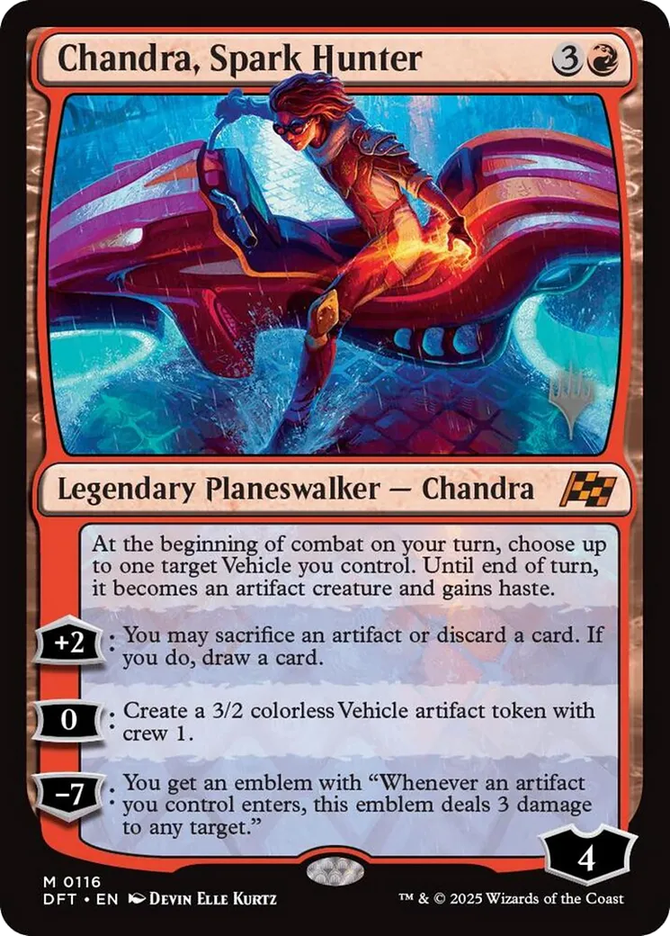 Chandra, Spark Hunter — Aetherdrift Promos — Magic: The Gathering