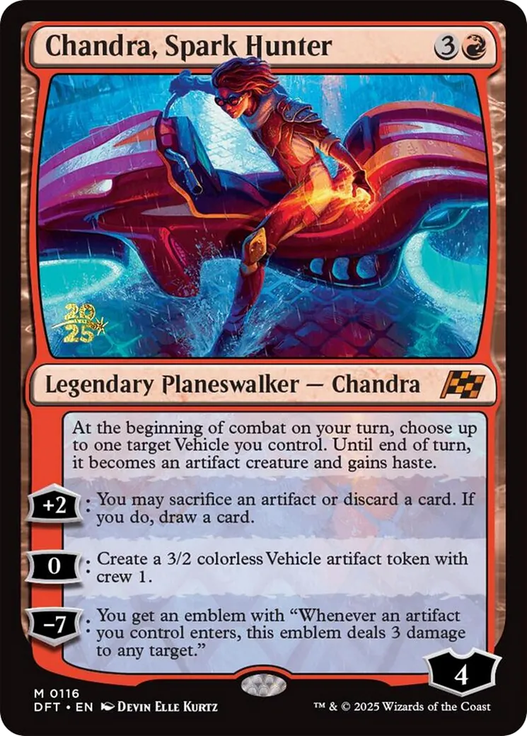 Chandra, Spark Hunter — Aetherdrift Promos — Magic: The Gathering