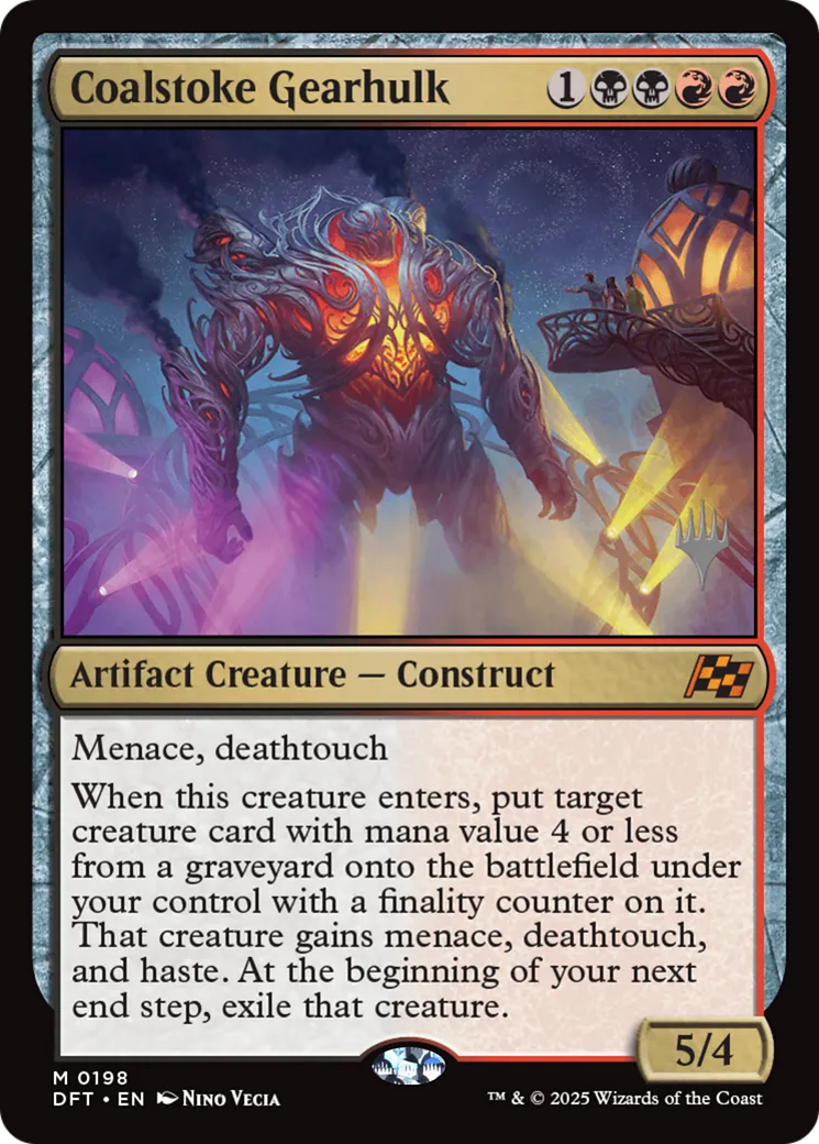 Coalstoke Gearhulk — Aetherdrift Promos — Magic: The Gathering