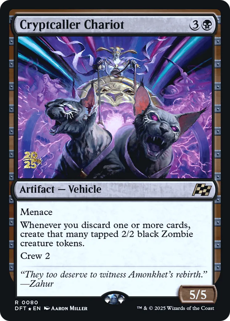 Cryptcaller Chariot — Aetherdrift Promos — Magic: The Gathering