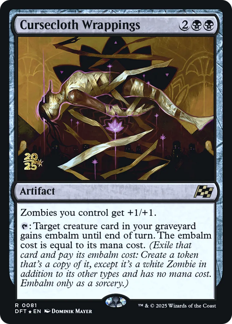Cursecloth Wrappings — Aetherdrift Promos — Magic: The Gathering