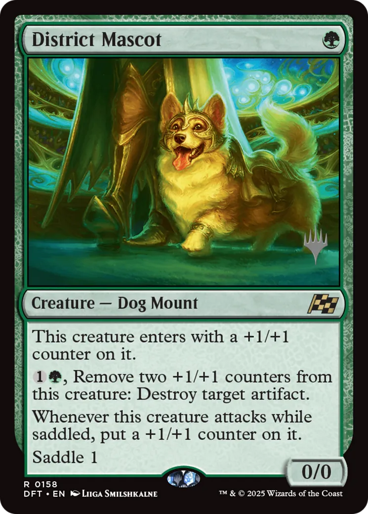 District Mascot — Aetherdrift Promos — Magic: The Gathering