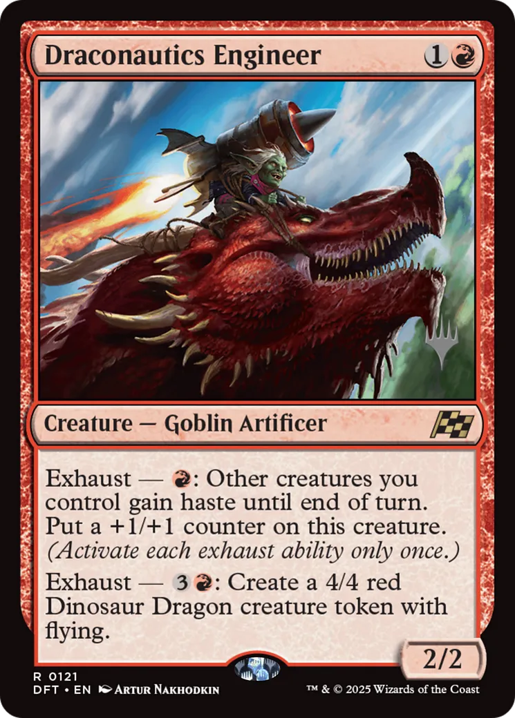 Ingénieure de draconautique from Aetherdrift Promos - Magic: The Gathering