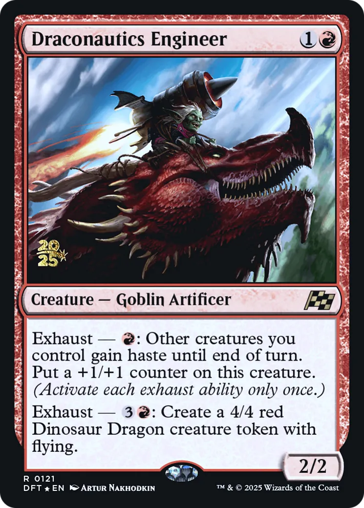 Ingénieure de draconautique from Aetherdrift Promos - Magic: The Gathering