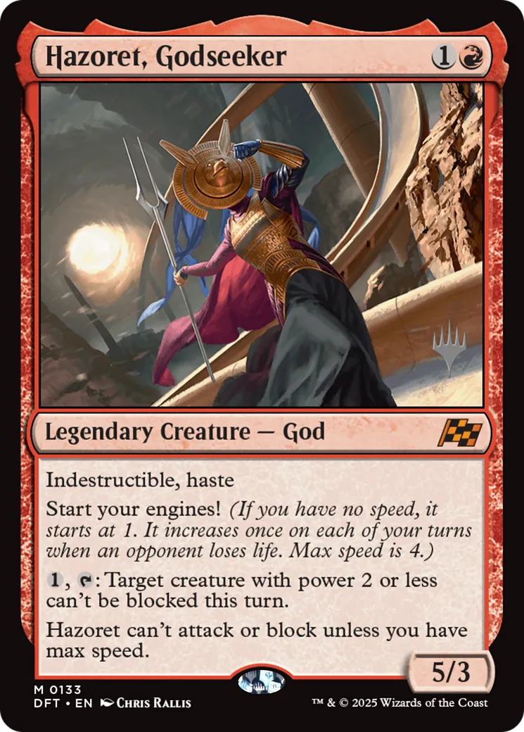 Hazoret, Godseeker — Aetherdrift Promos — Magic: The Gathering