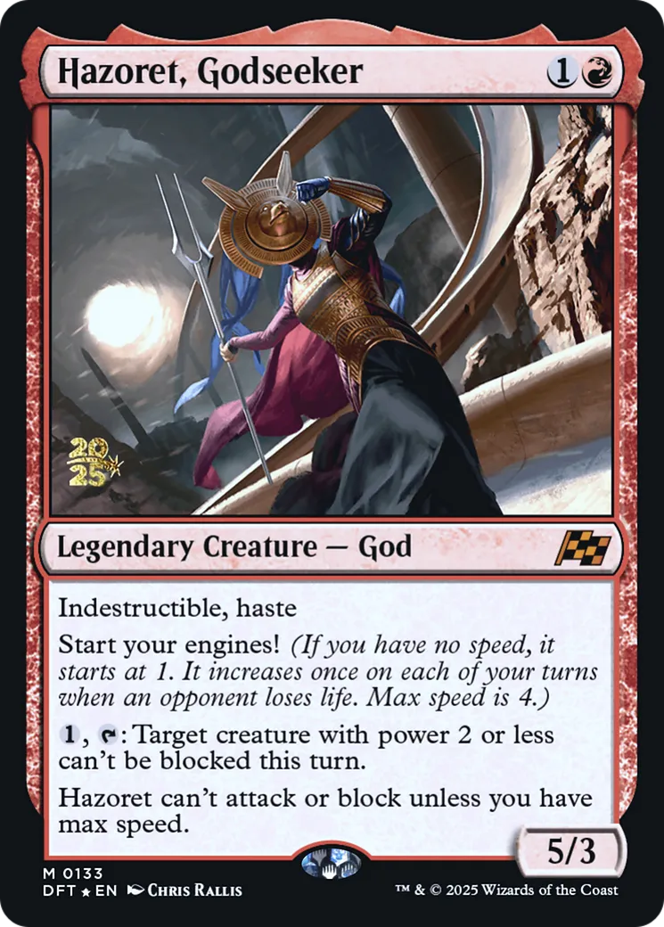 Hazoret, Godseeker — Aetherdrift Promos — Magic: The Gathering