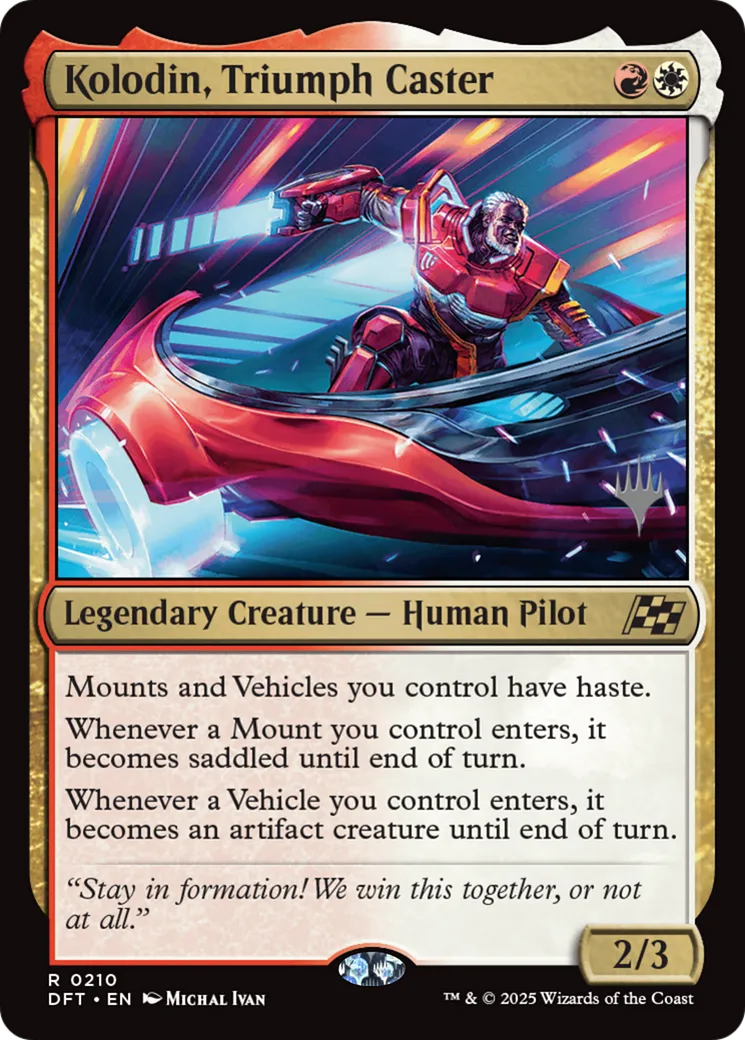 Kolodin, Triumph Caster — Aetherdrift Promos — Magic: The Gathering